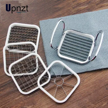 

Multifunctional creative 5 In 1 Vegetable Fruit Slicer Cutter Stainless Steel Apple Potato French Fries Kitchen Accessories