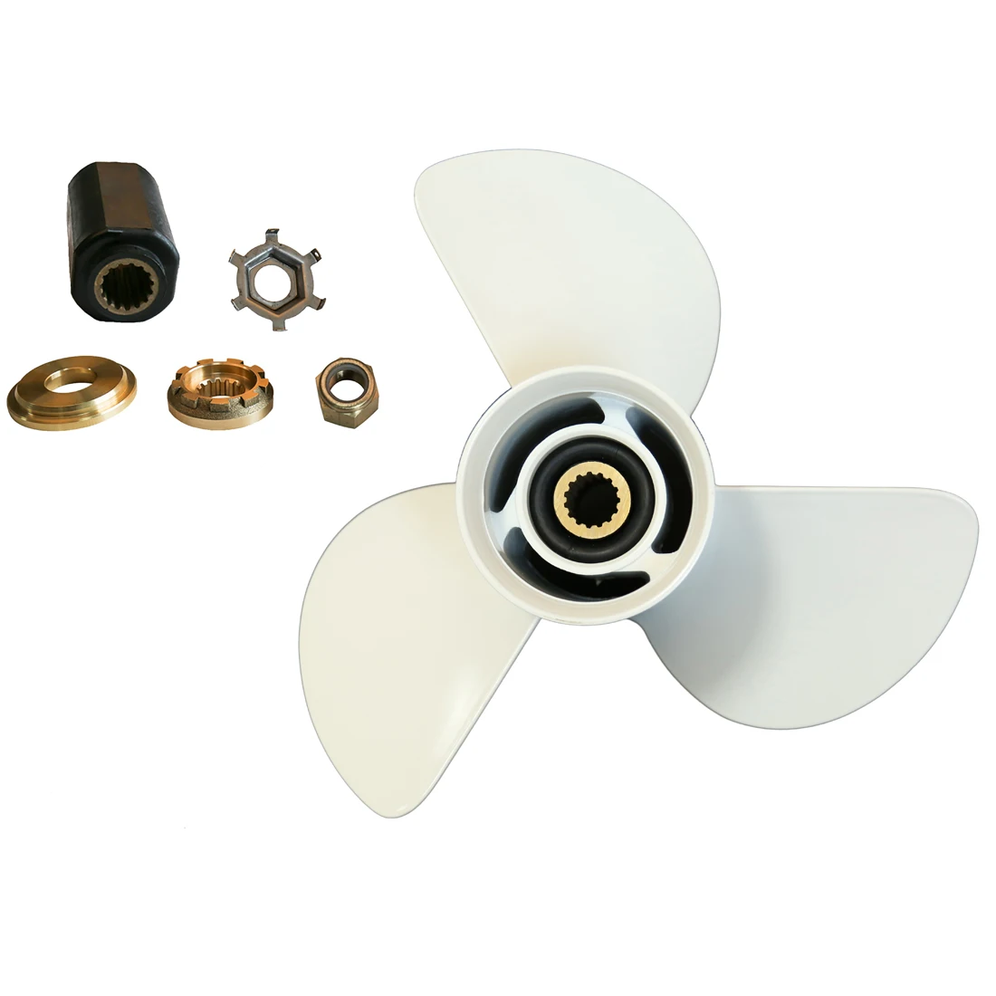 InterchangeableAluminumOutboardPropellerforYamaha13x19BoatProp