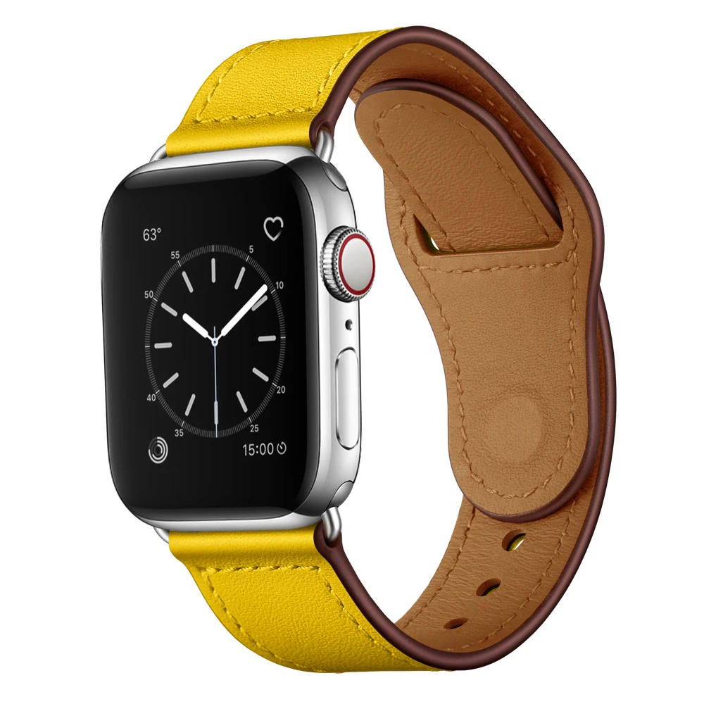 Армейский зеленый ремешок для часов Ремешок для Apple watch 42 мм 44 мм, VIOTOO спортивный подлинный кожаный браслет для часов Ремешок 5 4 44 мм ремешок