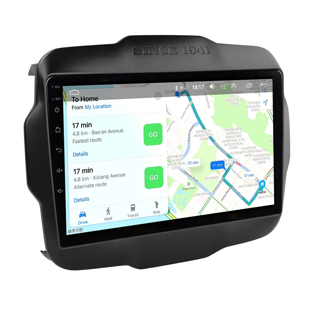 EKIY " ips Автомагнитола Android Центральный Мультимедиа для Jeep Renegade стерео Avto No 2din Navi навигация gps плеер