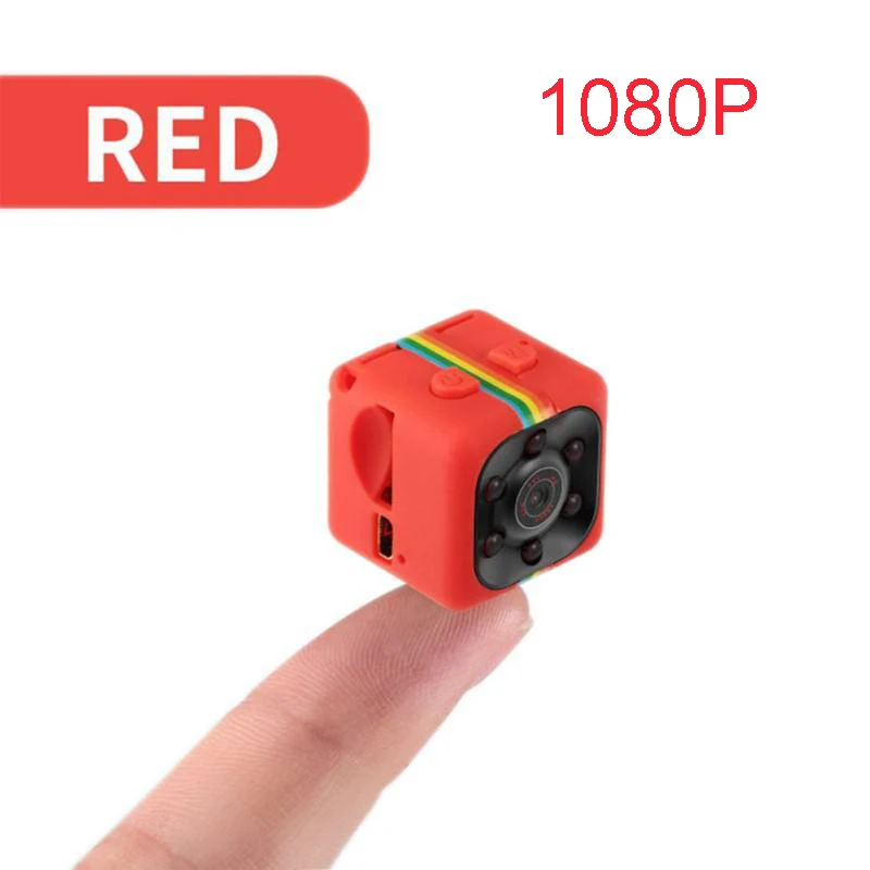 480 P/1080 P мини камера Спорт DV инфракрасная камера ночного видения автомобиля DV цифровой видеорегистратор sd - Цвет: Red 1080P