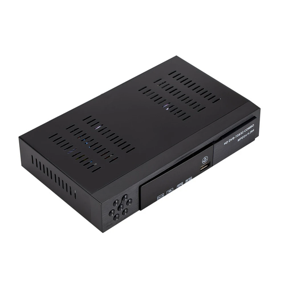 Смарт-Цифровое спутниковое телевидение приемник DVB-T2+ DVB-S2 FTA 1080P декодер тюнер MPEG4