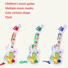 Детские Мини-укулеле гитары, музыкальные инструменты, игрушки для детей, школьные игры, музыка, интерес, развивающие игрушки Монтессори, подарок