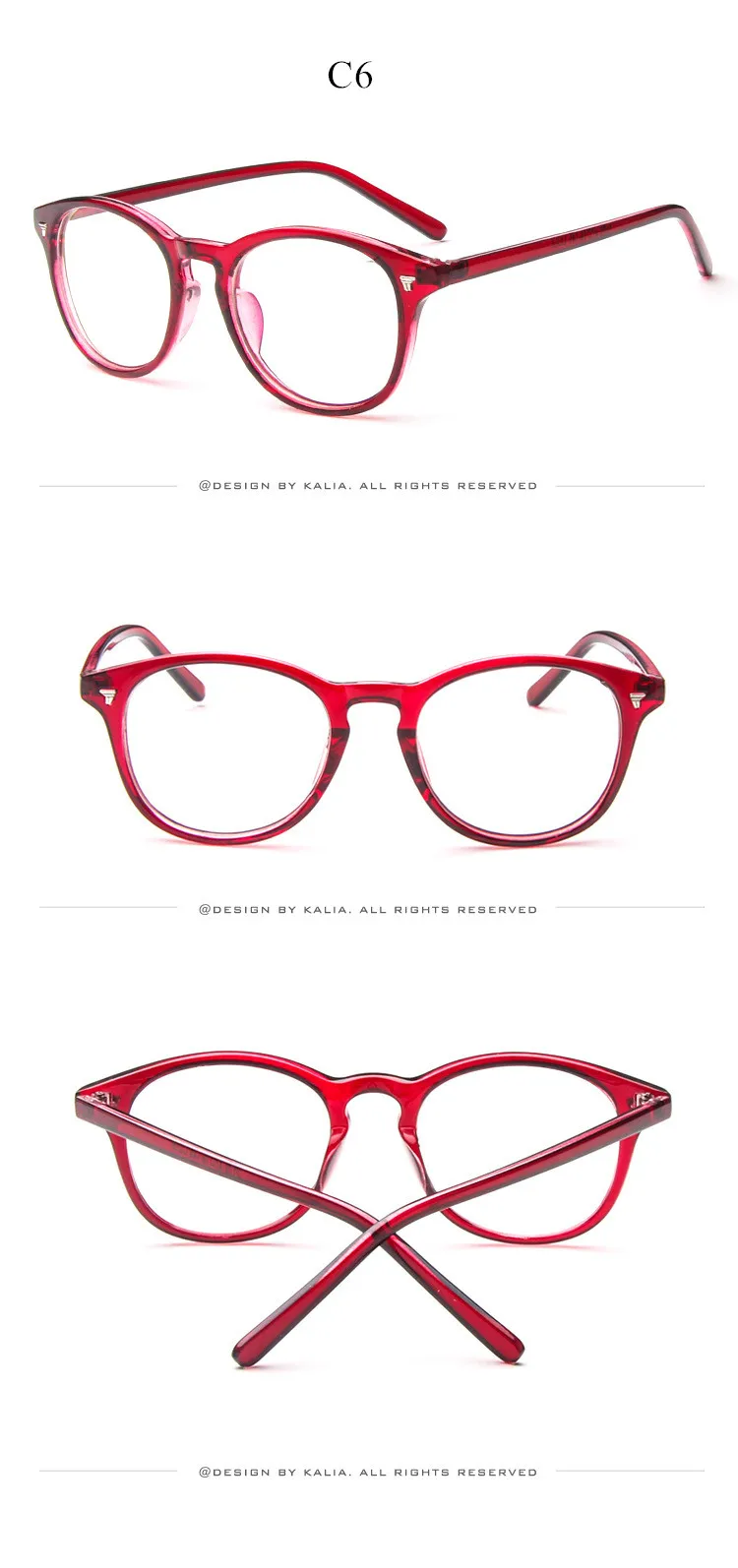 Ретро женские круглые очки, оправа для мужчин, классический бренд, прозрачные линзы, оправы для очков, женские прозрачные оптические очки для близорукости