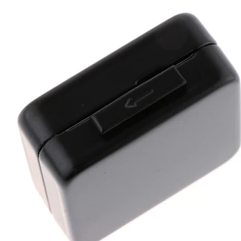 

Metal Jewelry Gift Box Loose Diamond Box Jewelry Organizer Container Black