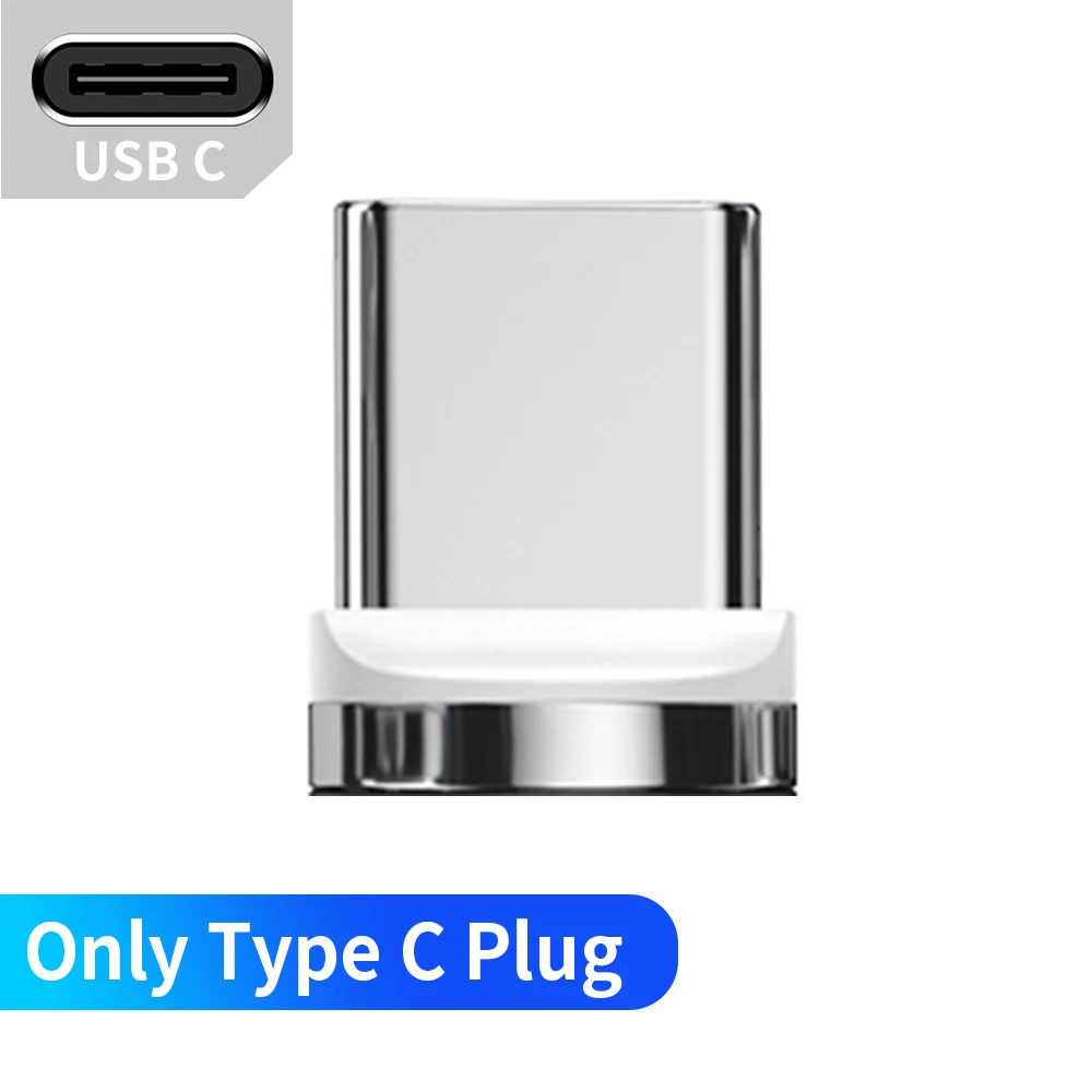 Essager Магнитный Micro usb type C Быстрая зарядка кабель для IPhone samsung XIaomi huawei зарядный usb-шнур Магнитный адаптер зарядного устройства - Цвет: Only Type C Plug