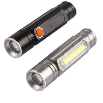 

10W Super Bright Led Flashlight USB Linterna Led Torch T6 Power Tips Zoomable Bicycle Light Waterproof Rechargeable Flashlight