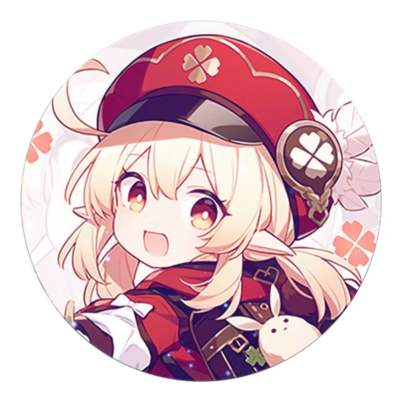Free Shipping 58mm Online Game Genshin Impact Brooch Pin Cosplay Badge Accessories For Clothes Backpack Decoration Gift