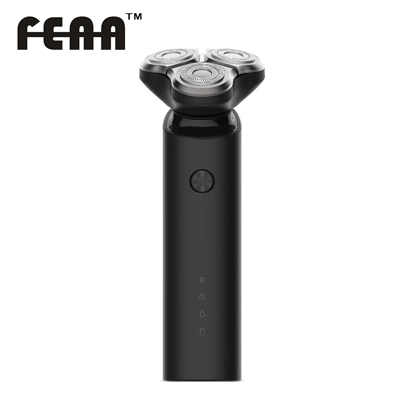 

FEAA XIAOMI Electric Shaver Portable 3 Flex Razor Head Dry Wet Shaving Washable beard trimmer Waterproof Blade Electric Shaver