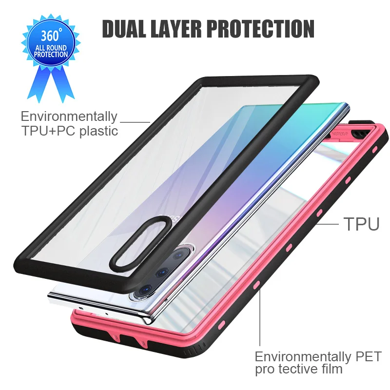 IP68 Водонепроницаемый чехол для samsung Galaxy Note10 Plus, чехол для дайвинга, плавания, водостойкий Чехол для samsung Note 10+ оболочка