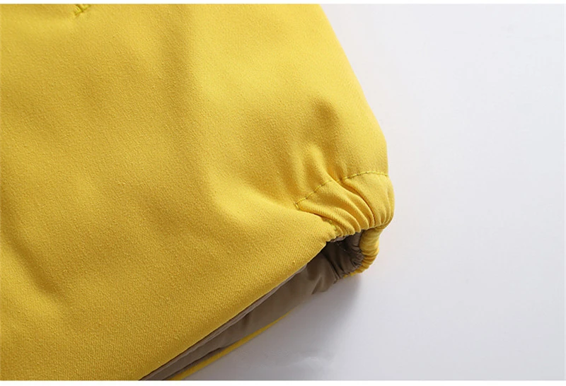 Пальто для мальчиков зимняя куртка детское пуховое пальто Водонепроницаемые зимние куртки парка с капюшоном Двустороннее пальто для девочек, детская одежда