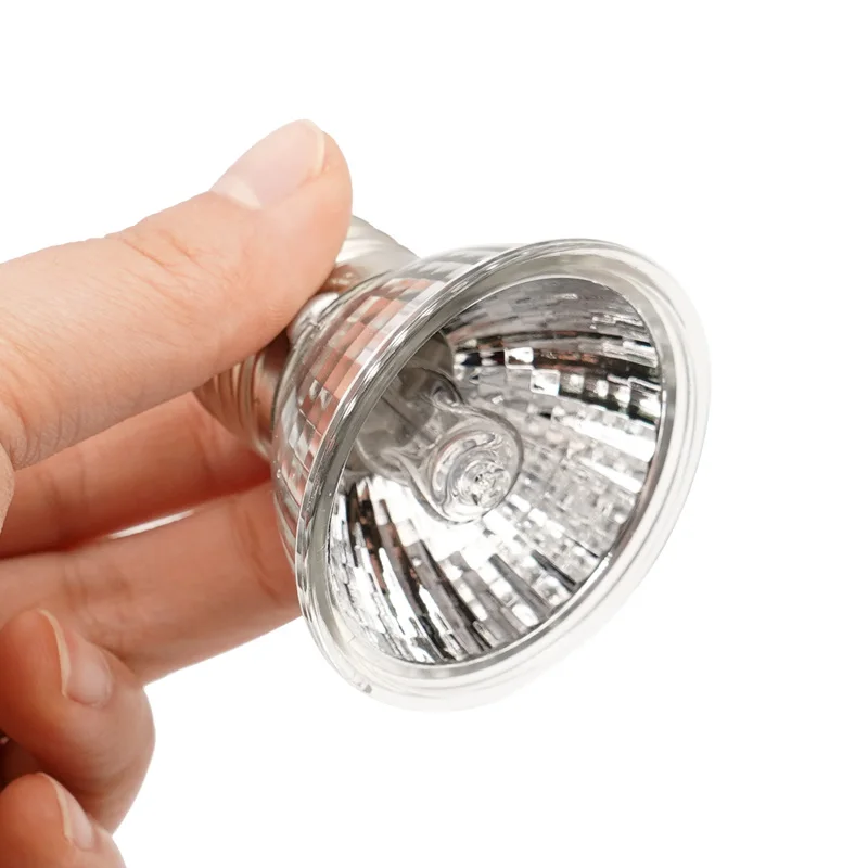 25/50/75W UVA+UVB 3.0 Reptile Lamp Bulb Turtle Basking UV Light Bulbs Heating Lamp Amphibians Lizards Temperature Controller