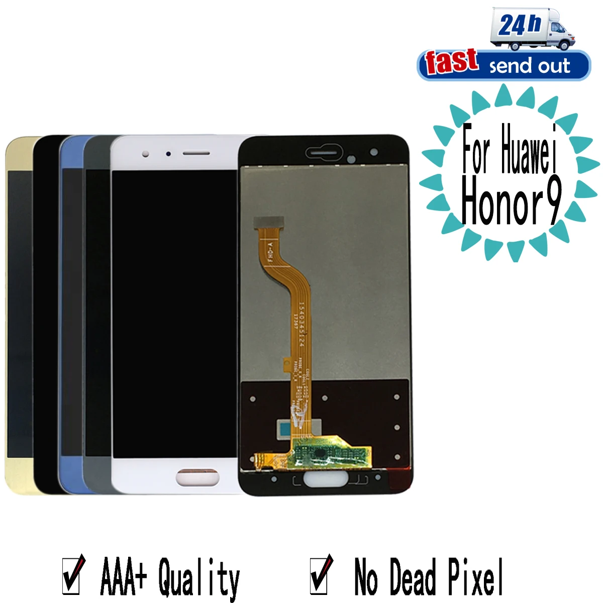 

5.15" LCD For Huawei Honor 9 LCD Display STF-L09 AL10 AL00 TL10 Touch Screen Digitizer Assembly Replacement For Huawei Honor9