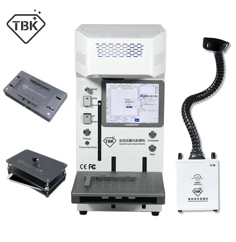 TBK958A DIY принтер лазерный гравировальный станок с ЧПУ ЖК дисплей ремонтный для iPhone