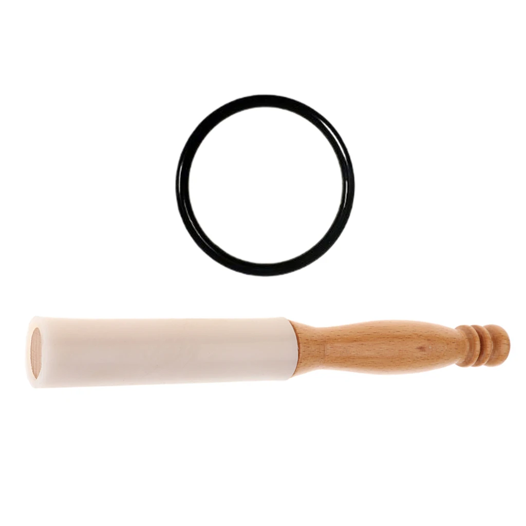 10inch Wooden Rubber  Mallet/Striker for Crystal Singing Bowls Quartz Tibetan Yoga Meditation Singing Bowl