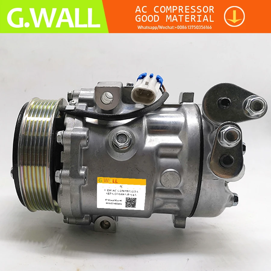 Машинные AC A/C Санден компрессора 6V10 1512 для OPEL VAUXHALL 6854055 13197538 13106850 6854081 4706817 6854086 93178275 8FK351334151