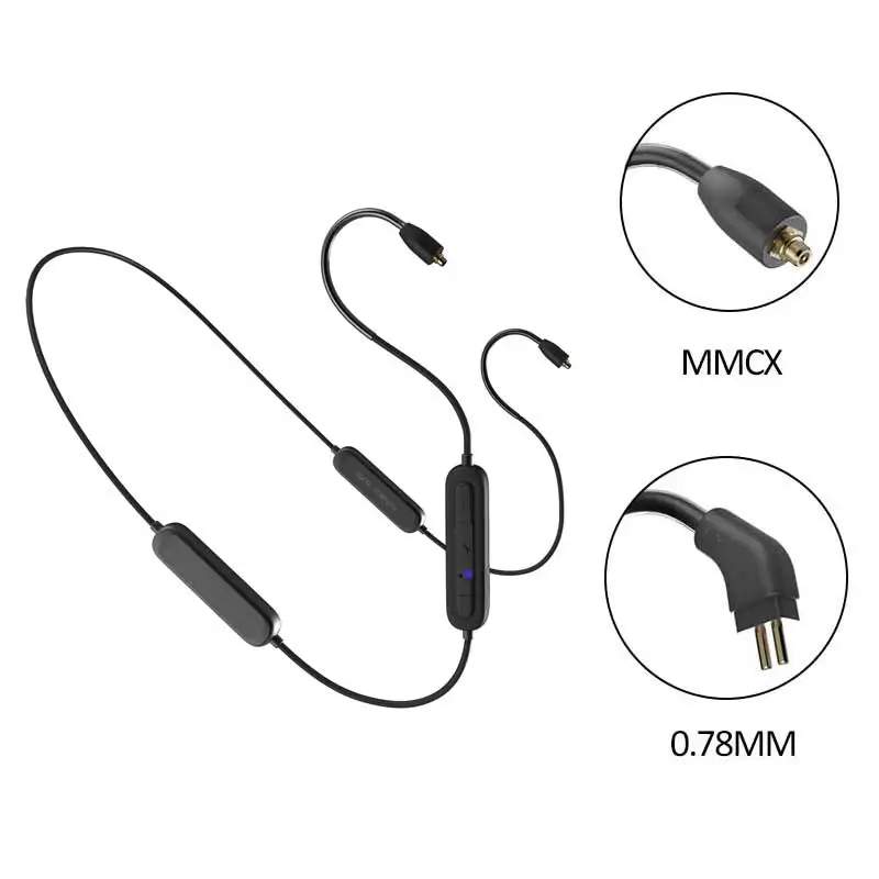 Z3 QCC3034 Bluetooth чип кабель для наушников aptX HD MMCX/0,78 мм 2Pin Спорт обновление Bluetooth 5,0 подвесной шейный кабель APT-X/AAC/SBC