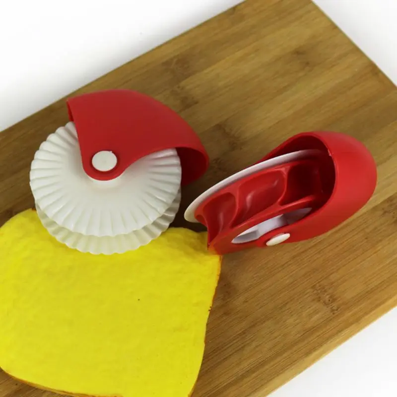 DIY Кухня Руководство лапши Кондитерские Cuter Rolling колеса декоратор производитель гладкой резки инструмент 72XF