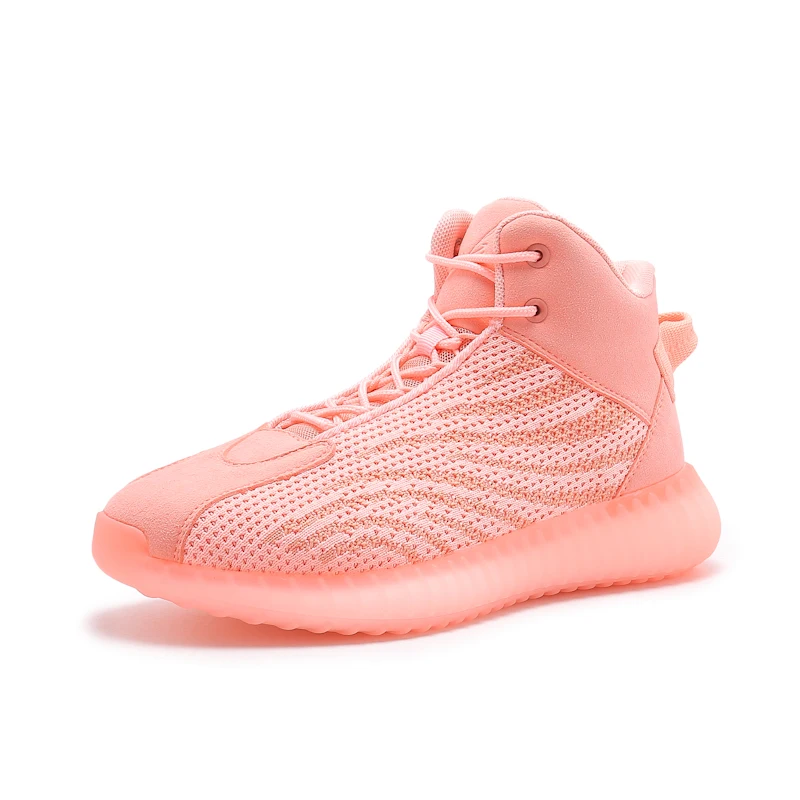 Ультра Boost терракотовые воины Kyrie 4 Uptempo сетчатые кроссовки ретро женские мужские баскетбольные кроссовки обувь для мальчиков - Цвет: Розовый