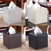 European Wooden Tissue Box Dining Table Napkin Holder Living Room Decorative Tissues Organizer Home Decoration Napkins Boxes 3