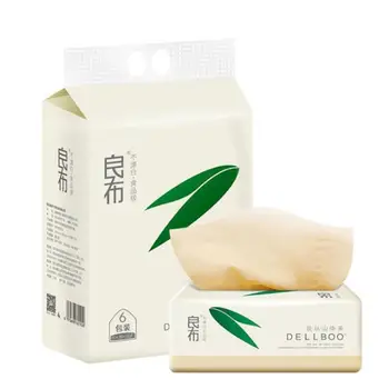 

6Packs Disposable Bamboo Soft Paper Napkin For Restaurant Party Paper Table Dinner Tissues Household Cleaning Supplies V9I2