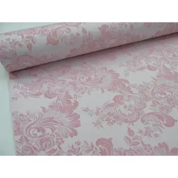 

SATIN FABRIC BROCADE, Ref. MANISES BUBBLEGUM PINK footage 2,45 Mts. x width 2,80 m.