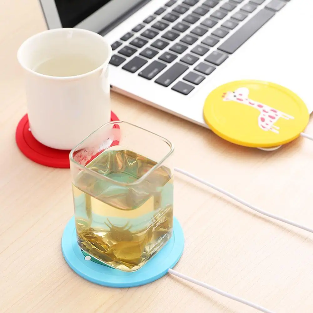 1 шт. USB Power Suply мультяшный обогреватель Coaster зимний бытовой портативный коврик