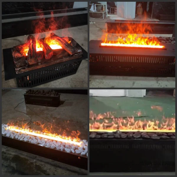 water fireplace media