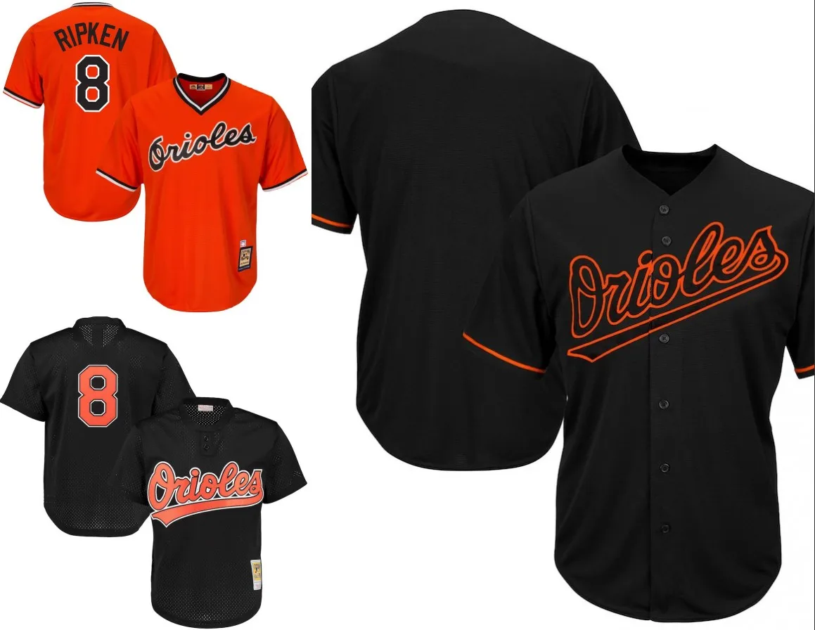 Мужчины Baltimore Cal Ripken JR Jersey