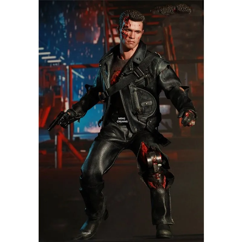 1" DX13 статуя 1/6 масштаб Терминатор бюст T800 полноразмерная портретная битва урон Ver GK фигурка игрушка коробка 31 см V1033