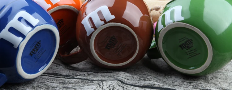 Мультяшная кружка M& M's шоколадные бобы кружка 600 мл настоящая М Бобы керамическая чашка для завтрака посуда для напитков кофейные молочные чашки Прямая поставка
