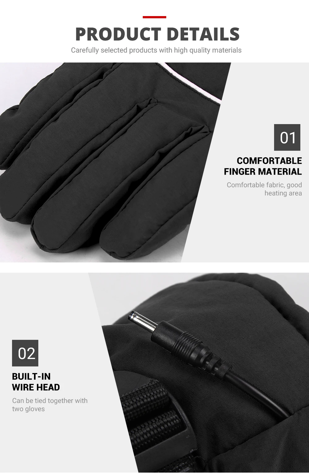 Новые мотоциклетные перчатки с подогревом Guantes Moto с сенсорным экраном с питанием от батареи, мотоциклетные гоночные перчатки для верховой езды, зимние водонепроницаемые