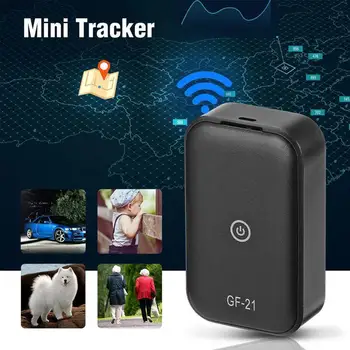 

GF21 Mini GPS Real Time Car Tracker Anti-Lost Device Voice Control Recording Locator High-definition Microphone WIFI LBS GPS Pos