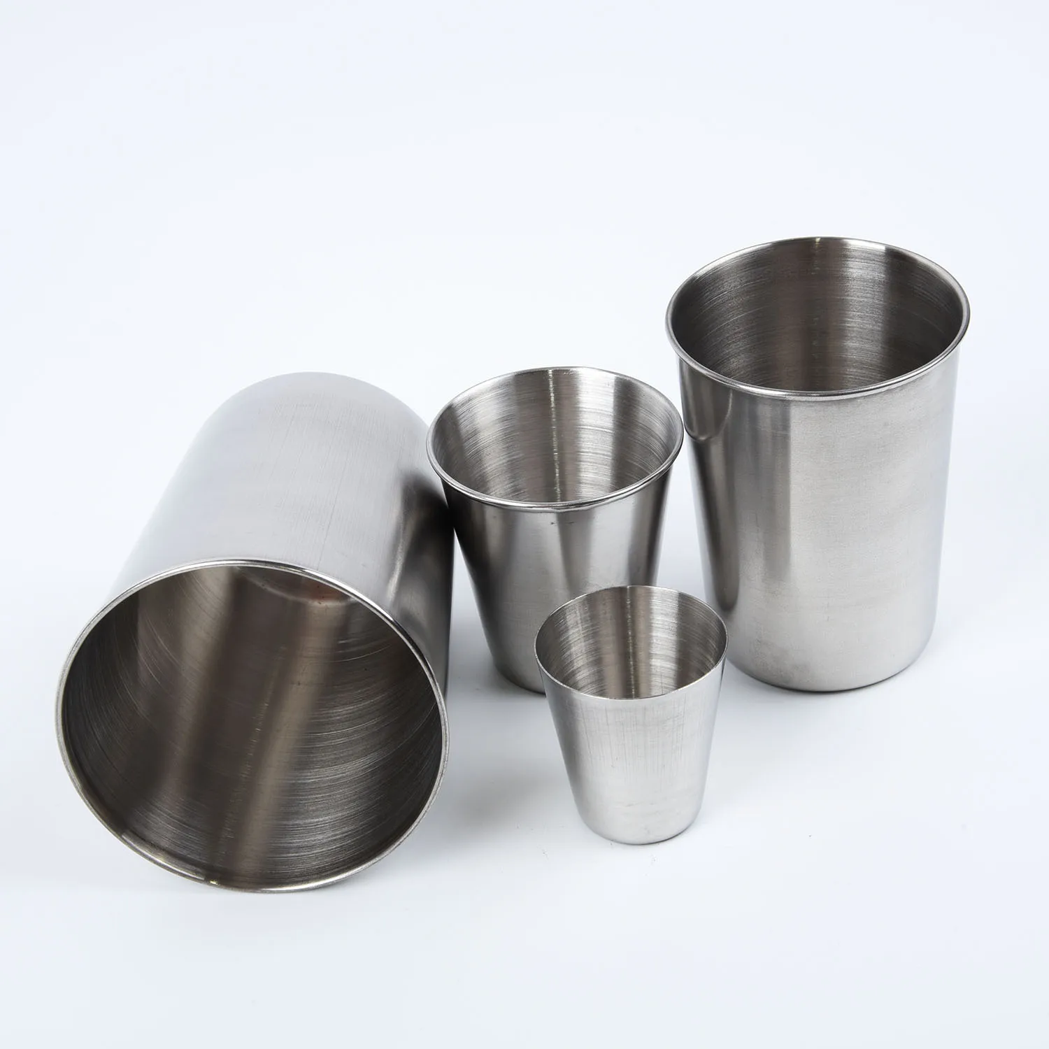 1X Нержавеющая сталь чашка 30/70/180/320 мл пива Кола молочного коктейля бар Кофе магазин кружка