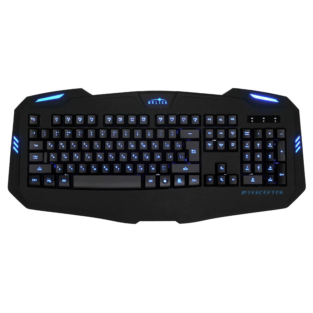 Клавиатура OKLICK 730G INTERCEPTOR, черный