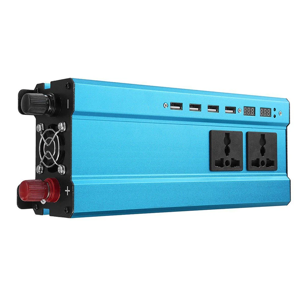 Vehemo Модифицированная синусоида DC24V к AC220V автомобильный инвертор солнечный инвертор светодиодный портативный зарядное устройство Трансформатор автомобильный инвертор