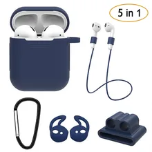 5 шт./компл. силиконовые Беспроводной Bluetooth футляр для наушников для Airpods Apple I10 I30 наушники-вкладыши TWS с вкладыши Наушники Аксессуары Защитная крышка