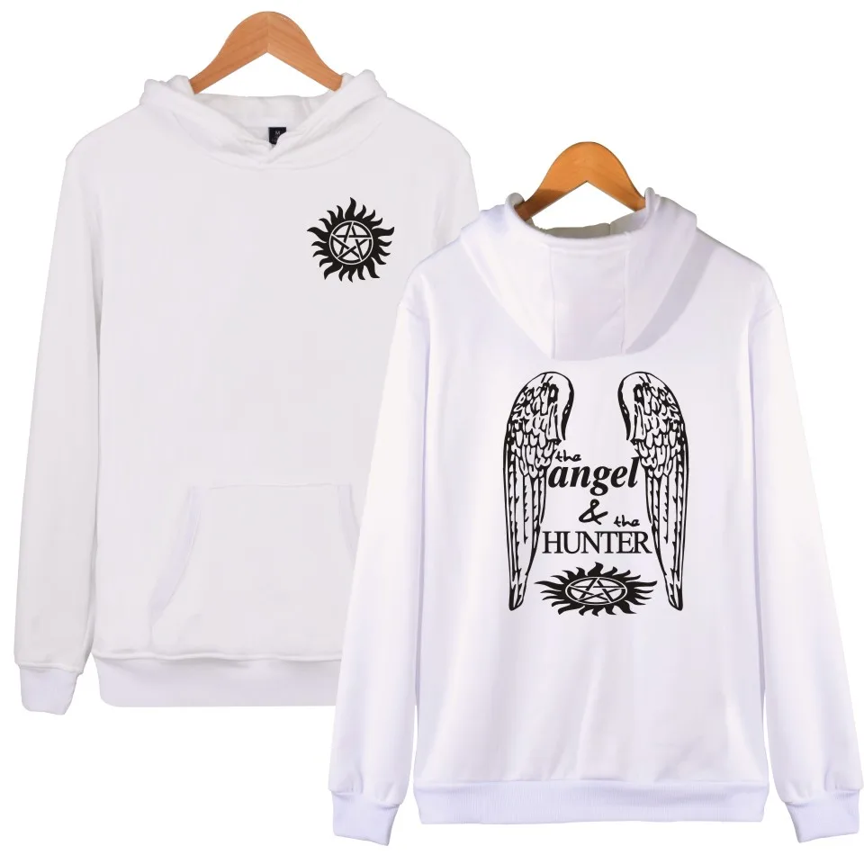  Supernatural Angel And Hunter 3D Hoodies Men Women Aikooki New Hot Fashion Popular Brand Fashion Su