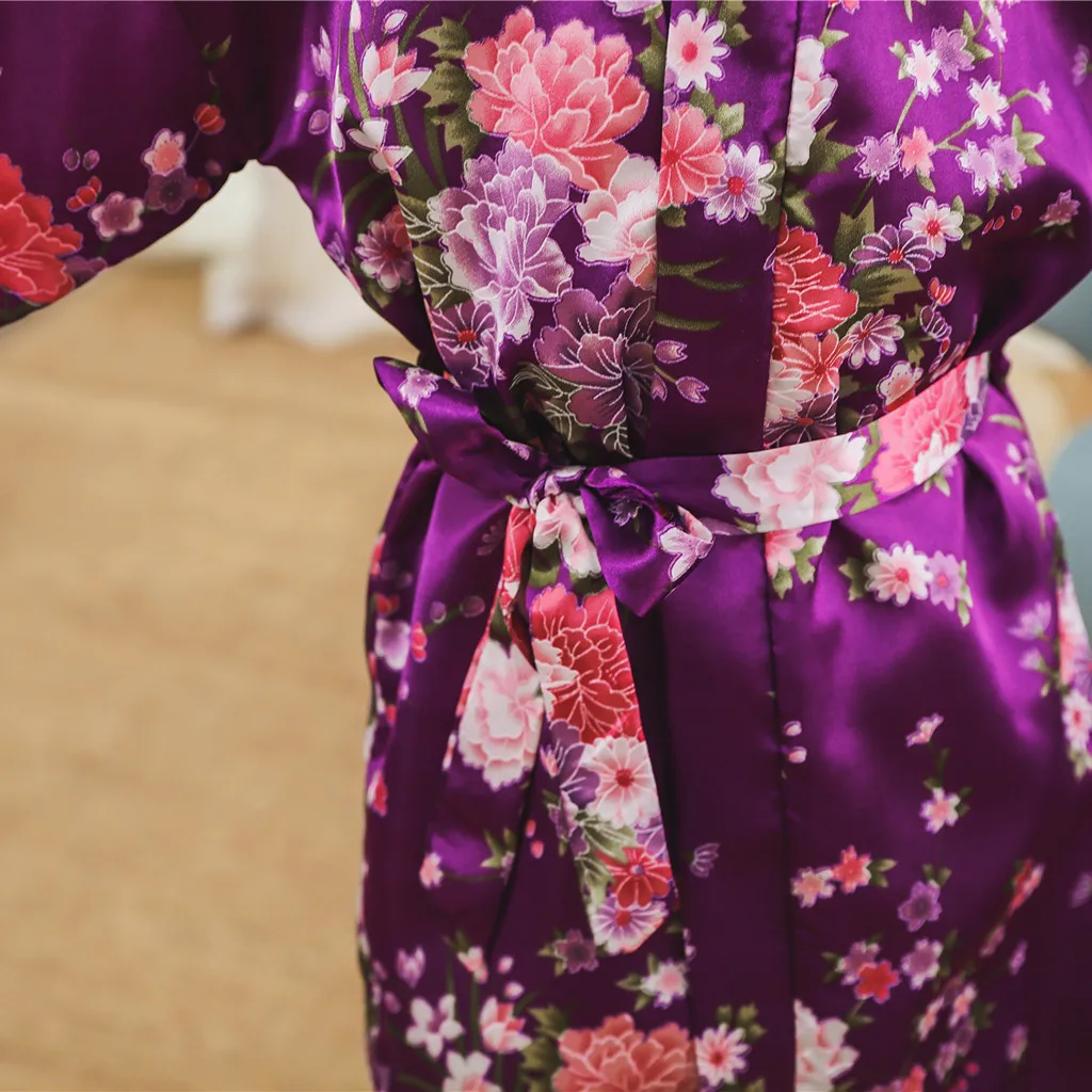 SAGACE jurk meisje Robe Mariage Enfant Vetement FILLE, детский банный халат, детская одежда для девочек, однотонные, шелковые атласное кимоно; наряд, одежда для сна, одежда подходящий для детей обоих полов, roupao infantil