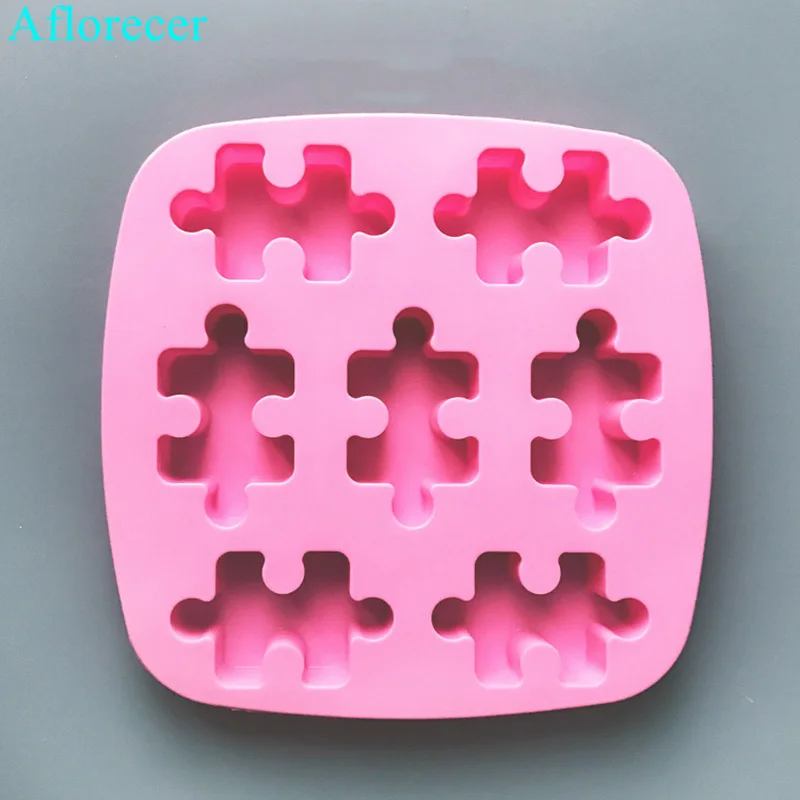 Silicone Soap Molds For Aroma Plaster Gypsum DIY Ice Cube Tray Chocolate Cake Decorating