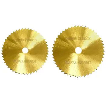 

Gold 6mm Inner Hole High Speed Steel Woodworking Circular Small Saw Blade