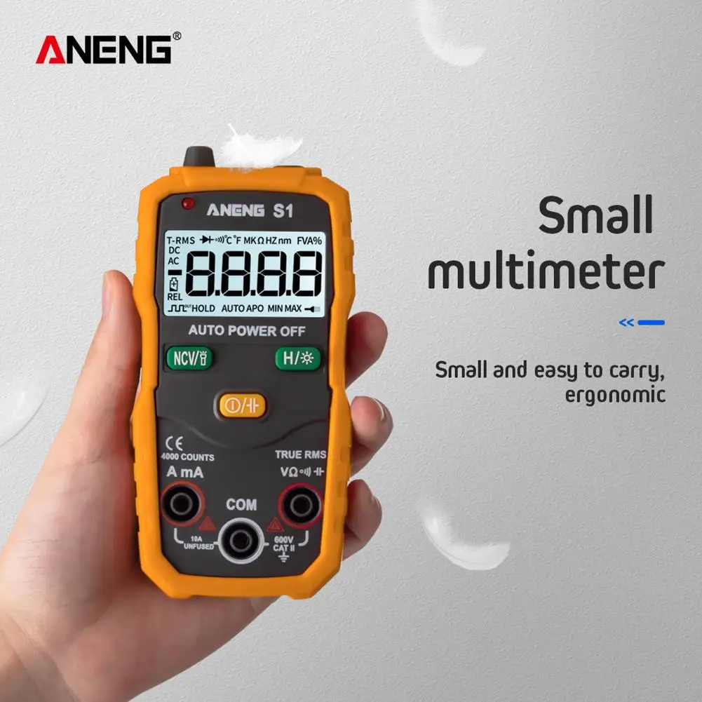 

LED Lighting LCD Backlight AC/DC Test Multimeter Voltage Current Resistance NCV Tester Fully Automatic Digital Multi-meter