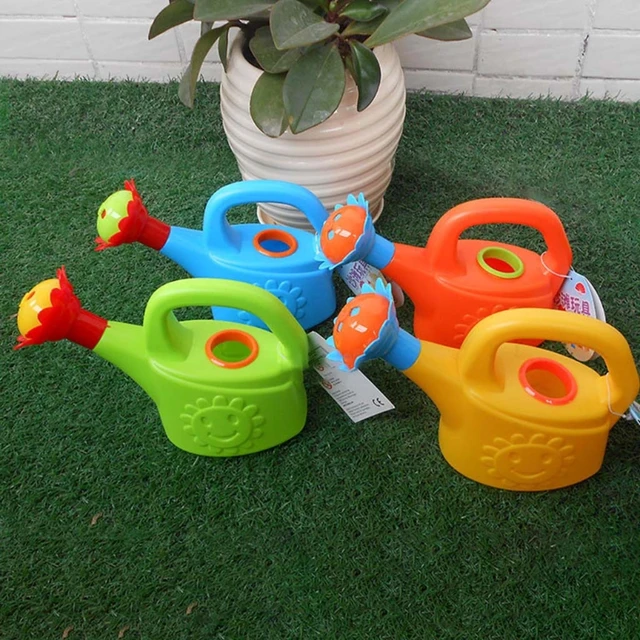 1 Pc Kids Summer Beach Toys Cute Flower Design Baby Watering Can Seaside Kids Play Water Games Tool Kids Outing Supplies 3