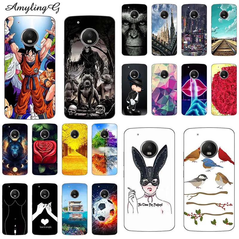 Силиконовый чехол для Motorola Moto G5 Plus XT1684 XT1685 XT1687 5 2 дюйма|Бамперы| |