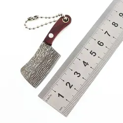 Nouveau Mini couteau de poche porte clés couteau à légumes pendentif Portable accessoires EDC outil d'auto défense déballage multifonction 