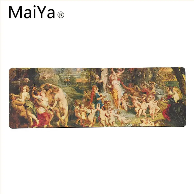 Maiya высокое качество Rubens Средневековая религия арт Комфортный коврик для мыши игровой коврик для мыши большой коврик для мыши клавиатуры коврик