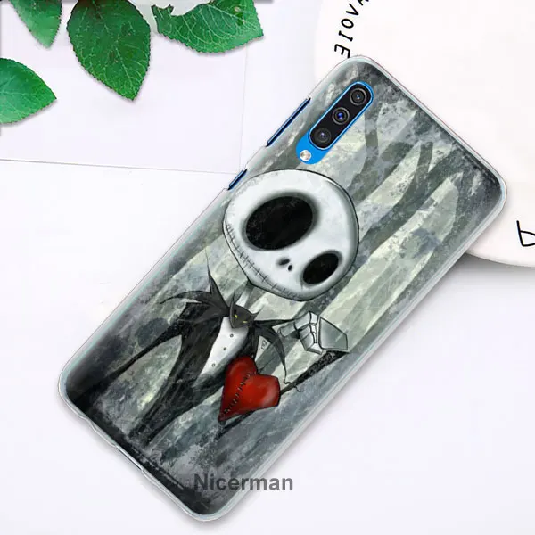 Чехлы для телефона с принтом "Кошмар перед Рождеством" для samsung Galaxy A10 A20e A30 A40 A50 A60 A70 A80 A6 A8+ A7 A9 жесткий чехол из поликарбоната - Цвет: 09