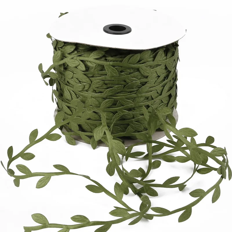 Artificial-Flower Craft Scrapbooking Diy Wreath Wedding-Decoration Silk Green-Leaves