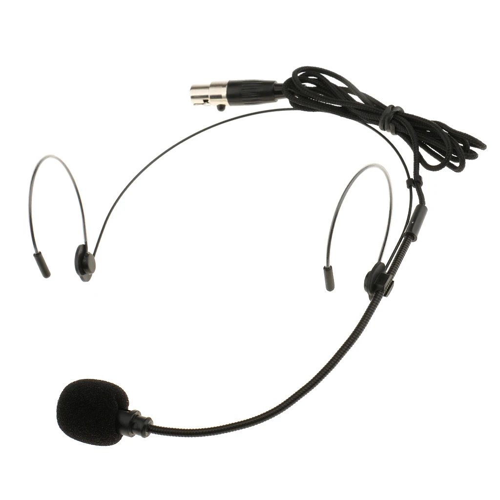 Double Ear Hook Wired Headset wired headset microphone Headworn Megaphones Microphone