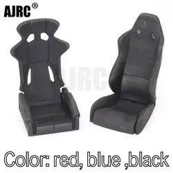 Black/red/blue simulated driver's seat, suitable for 1:10 RC tracked axial SCX10 90046 WRAITH RR10 TRX4 TRX6 D90 D110 RGT